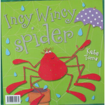 > incy wincy spider水管蜘蛛原版进口外文儿童绘本