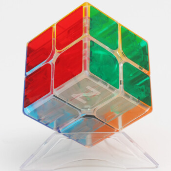 zcube透明魔方3阶光面顺滑比赛初学者专用三阶四阶五阶异形魔方玩具