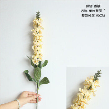 90cm单枝紫罗兰/香槟色【单支】