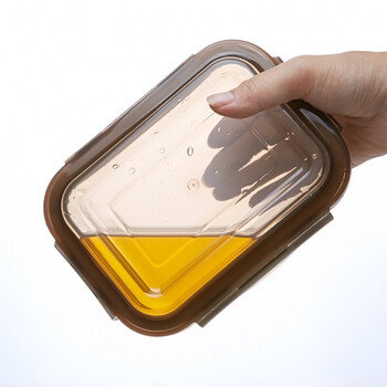 青苹果 耐热玻璃保鲜盒 HL1550 烤箱 冰箱 微波炉适用保鲜盒