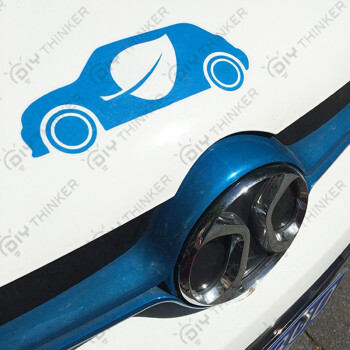 汽车车贴新能源环保电动汽车标志车身划痕装饰