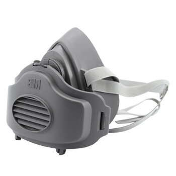 
                                        3M3200 N95专业防粉尘打磨工业防护面罩 防PM2.5雾霾防尘三件套 3200防尘三件套+多配50片3701滤棉                