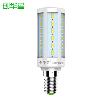 创华星 led灯泡 节能灯玉米灯e14家用照明超亮e27螺口lamp5w/12w e14