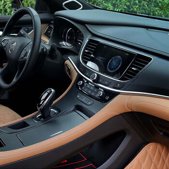 富霆 16君越碳纤维改色膜 别克君越车身内饰贴