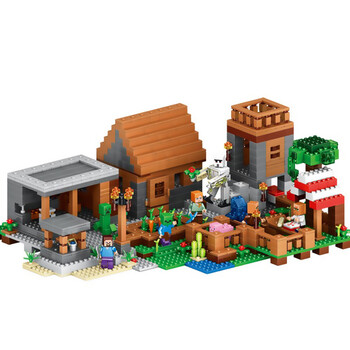 酷丑我的世界玩具立体拼插模型My world矿井T