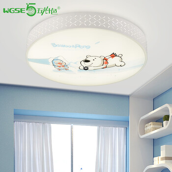 五光十色 儿童房LED吸顶灯男孩女孩卧室创意