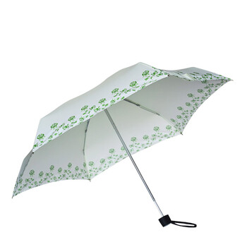 
                                        happyrain乐雨德国超女士五折伞防紫外线太阳伞折叠创意晴雨伞盒装旅行伞 夏季新款-清新玫瑰                