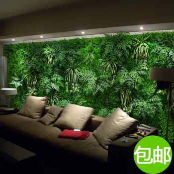 仿真植物墙绿化墙体仿真草坪 草皮阳台绿植装饰绿色植物背景墙 四块