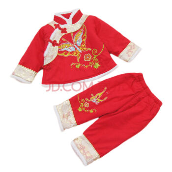儿童唐装女宝宝中式服装新年装棉服2016新款