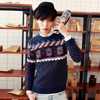 幸福时光 2014秋冬男装新款 <em>毛衣厚</em> 男士青春流