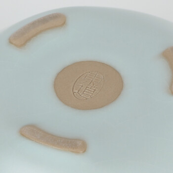 东道汝窑功夫茶杯 景德镇开片陶瓷对杯组品茗杯子 经典喜乐坐禅杯组对杯 新款礼盒装 月白色