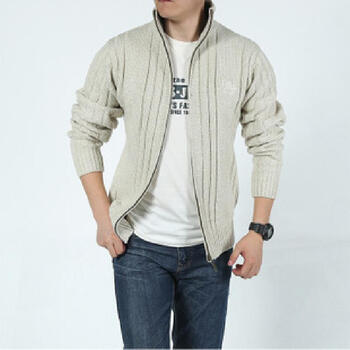 <em>AFS JEEP</em> 立领<em>开衫</em>宽松大码<em>毛衣</em>外套 战地吉