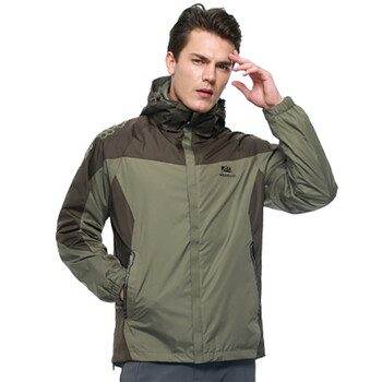 迈途冲锋衣户外男女款<em>三合一抓绒</em>衣软壳<em>开衫</em>双