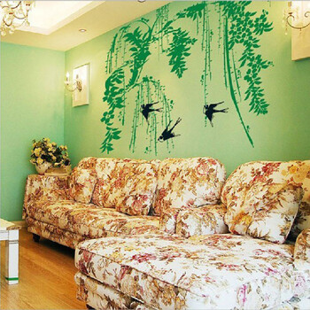 依恋之家墙贴纸卧室贴画 墙纸壁贴客厅电视沙发背景墙餐厅书房儿童房 防水可移除 如图 特大