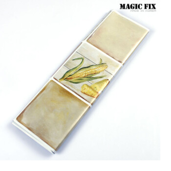 
                                        Magicfix 进口厨房防油贴特大号瓷砖贴纸 萝卜兔                