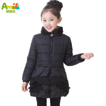 童装<em>女冬装</em>棉服<em>外套</em>2014新款加厚加绒女大童