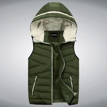 林breeso<em></em>nly 秋冬新款男士羽绒<em>棉马甲青少年</em>韩