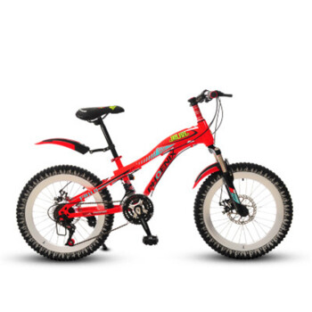 双碟刹变速山地车 红色双碟刹带减震 20英寸2