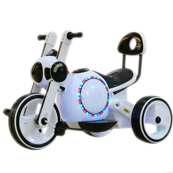 小不点 儿童电动摩托车 太空狗电动车 男女小孩