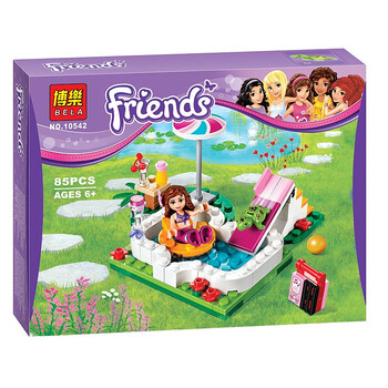 女孩friends系列博乐乐拼兼容乐高大歌星 好朋