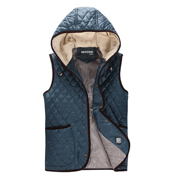 秋冬羽绒<em>棉马甲</em>韩版<em>青少年</em>背心 修身外套潮男