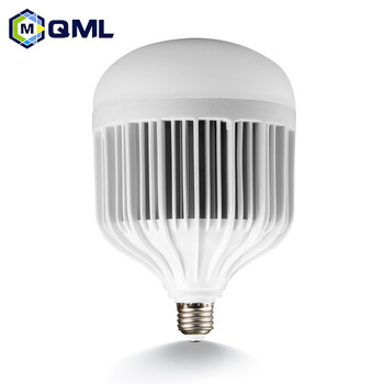 
                                        QML 超美照明 led灯泡 E27螺口大功率 工厂超市工程 节能灯省电高亮亮球泡 鸟笼款E27 30W高亮白光                