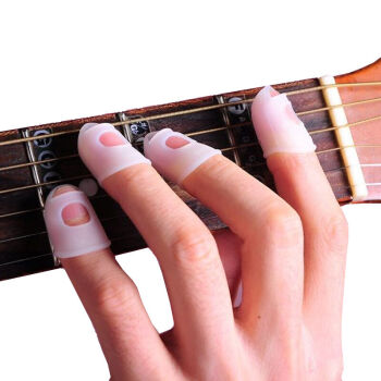 hluru 吉他指套 吉他左手防痛护指手指套 保护左