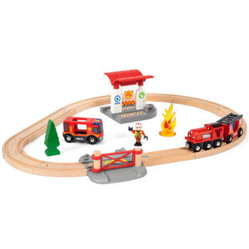 BRIO瑞典品牌儿童木质轨道车火车模型火车玩