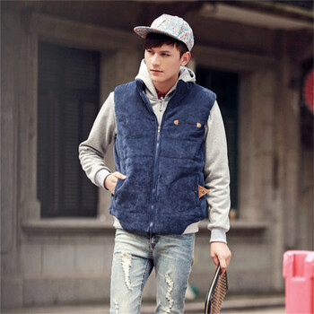 杰仕(DANJIESHI)秋冬新款男士<em>棉马甲青少年</em>韩