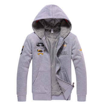 沁鸿服饰 2014时尚<em>秋冬</em> <em>男卫衣外套</em>运动<em>开衫</em>拉