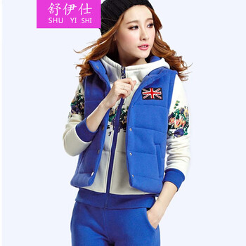 舒伊仕 时尚秋冬装<em>外套</em>大码长袖<em>休闲服</em>运动套