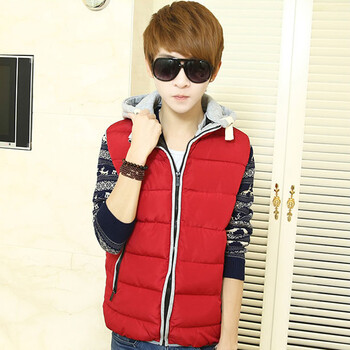 丹杰仕 <em>青少年棉马甲</em>男韩版时尚 中学生棉衣冬