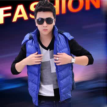 诺雷.登 2014新款秋季男士坎肩背心<em>毛马甲</em> 加绒