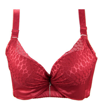 艾茵 欧式奢华鱼鳞刺绣内衣<em>文胸</em> 聚拢收副乳小