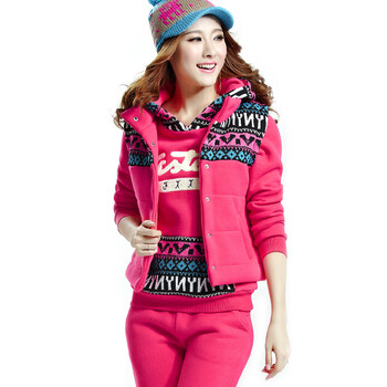 卡闲(kaxes)2014年<em>冬季</em>新款时尚卫衣<em>女士</em>三件