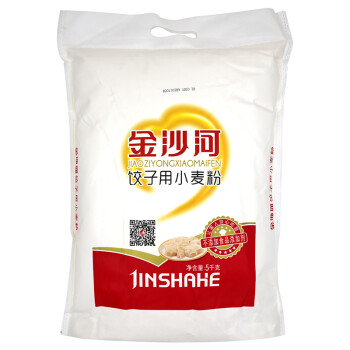 金沙河面粉 专用饺子粉 特制饺子面粉 优质专用小麦粉5kg,降价幅度18.2%