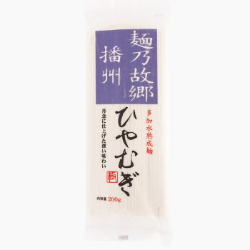 日本进口 麺乃故乡 播州产挂面 传统手拉面日式面条 冷面口感 200g
