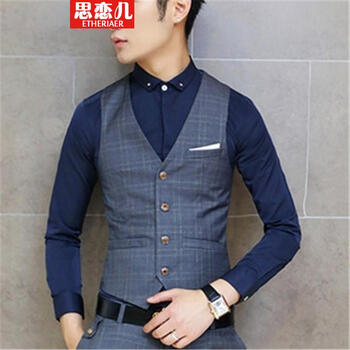 思恋儿 2014秋冬潮流男士时尚<em>马甲</em>男秋装<em>男装</em>