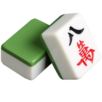 山友麻将牌 44mm麻将牌 大号一级麻将牌正品家用麻将牌绿色