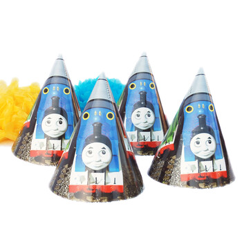 孩派HighParty生日派对用品//生日帽子//生日装扮//托马斯圆锥帽1个