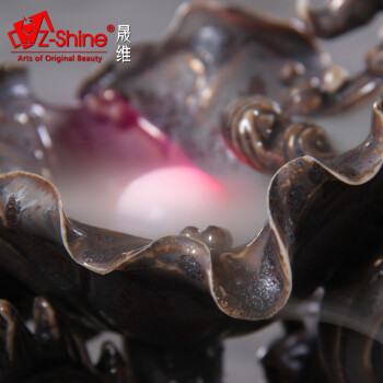 Z-shine 晟维 塔锥沉香盘家居摆件 创意倒流香炉 倒流烟观烟香薰炉 檀香居室香炉摆件