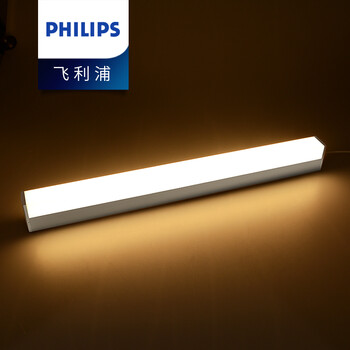 
                                                            飞利浦（PHILIPS） LED镜前灯浴室卫生间简约镜柜灯防水防雾化妆灯壁灯装饰灯 靓丽 31165新款靓丽LED11W 暖白光                