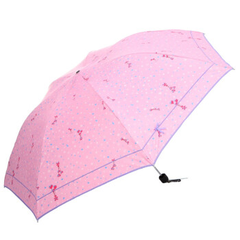 天堂伞 知性达人三折晴雨铅笔伞 3336E粉红色