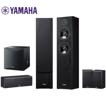 雅马哈（Yamaha）NS-F51 系列音箱 5.1家庭影院电视音响 落地客厅影院 音响套装 进口 需搭配功放 黑色