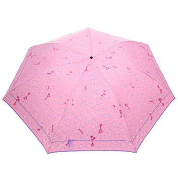 天堂伞 知性达人三折晴雨铅笔伞 3336E粉红色