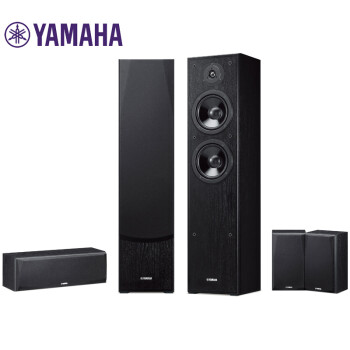 雅马哈（Yamaha）NS-F51 系列音箱 5.0家庭影院 电视音响 落地影院 客厅影院 音响套装 进口 需搭配功放 黑色