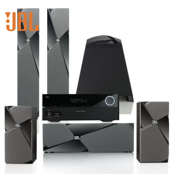 JBL STUDIO 180BK + 哈曼卡顿 AVR 151S 音响 音箱 家庭影院 5.1声道 功放 HIFI 高保真 木质 落地影院