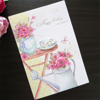 菡萌立体纸雕diy小房子友谊生日贺卡明信片卡