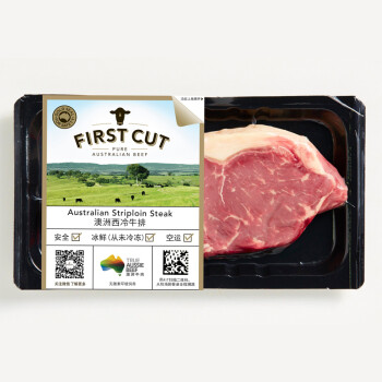 【冷鲜肉】First Cut 澳洲冰鲜西冷牛排 250g/袋 原包进口