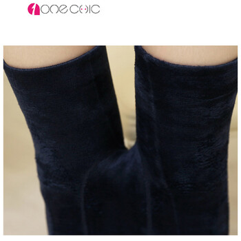ONECHIC 秋冬季女装新款韩版百搭弹力修身显瘦加绒加厚假两件踩脚打底裤裙女 黑色带钻 均码 正常发货